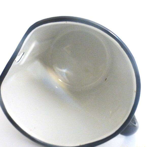 Antique Enamel RAIN CATCHER w/ SPOUT Farm House Country Style - Picture 4 of 5